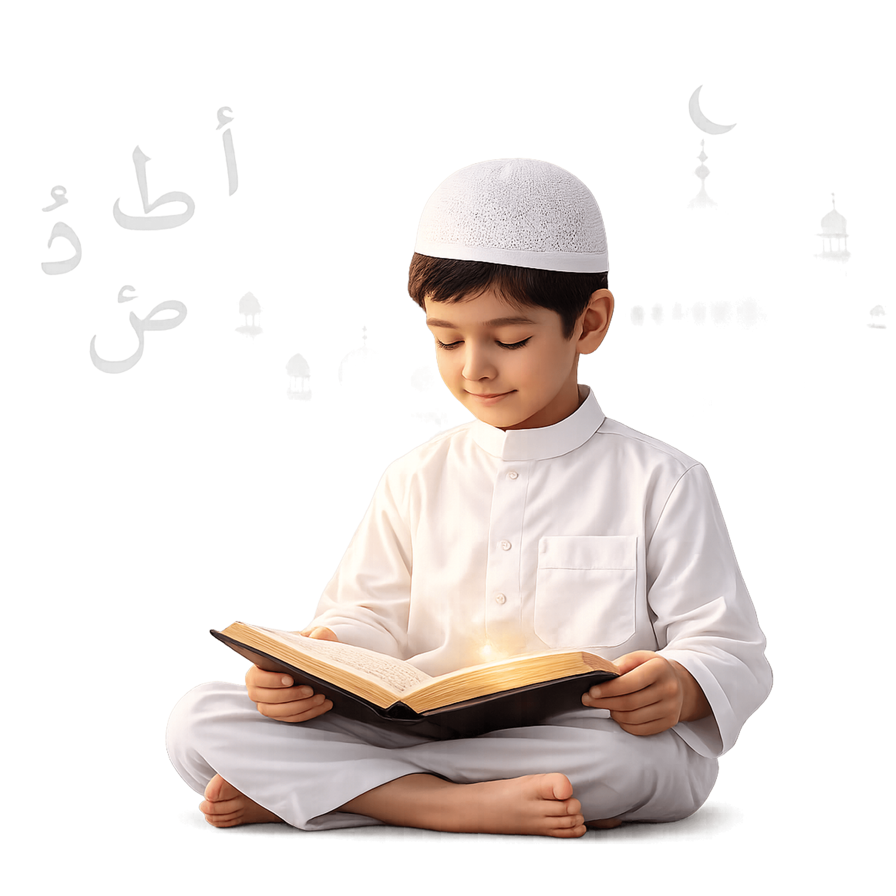 Kids learning Islamic studies